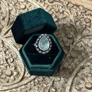 Lemon quartz ring size 6